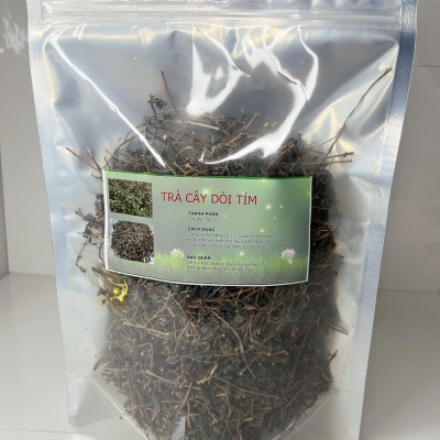 Cây dòi thân tím (Cây dòi tía - Cây bọ mắm - Cây dòi tím) - Sản phẩm khô làm trà - Gói 200gr