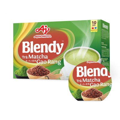 Combo 2 Hộp Trà Blendy® Matcha Gạo Rang 160g/Hộp (1 Hộp 10 Gói)