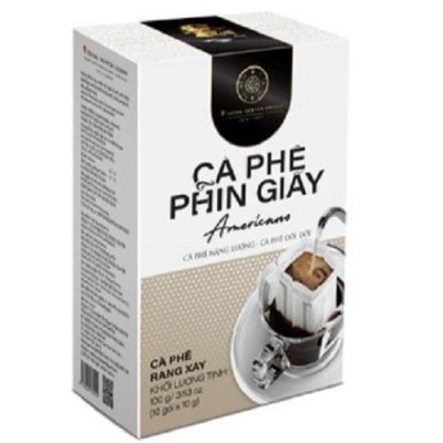 Combo 2 Hộp Cà Phê Phin Giấy Trung Nguyên Legend Americano – Hộp 10 gói - Vị Thanh Nhẹ, Hậu Vị Ngọt