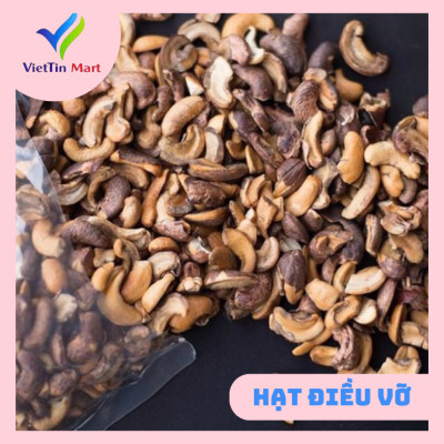 Hạt điều rang muối nguyên lụa Viettin Mart 500G (khoảng 450-500 hạt/1KG) Hạt Nhỏ