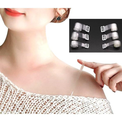 Bộ 4 Dây (2 đôi) Áo Ngực Bra, Dây Áo Lót Trong Suốt