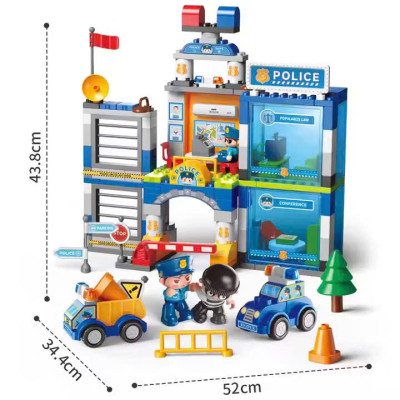 FEELO - 42004 - Lắp Ráp Đồn Cảnh Sát Cao Tầng (175 Chi Tiết)