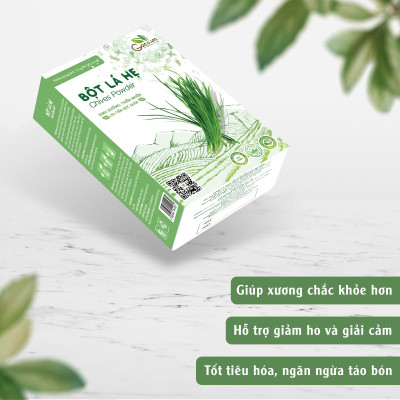 Bột lá hẹ nguyên chất Goce - 72g (24 gói x 3g)