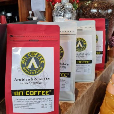 Cafe Bột - Rang Mộc Nguyên Chất Arabica và robusta Hảo hạn - A An Coffee