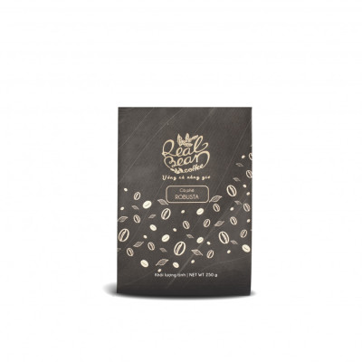 Quà tặng Trung Thu Cà phê Robusta, Cà phê Đặc Sản Rang Xay Cao Cấp - Cà Phê Nguyên Chất Rang Mộc (250g)