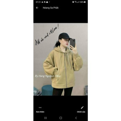 Áo khoác chống nắng cho nữ dây kéo trơn cực chất thời trang-A872