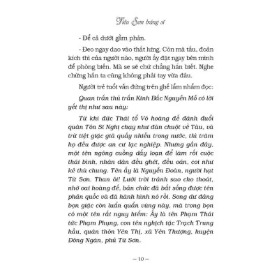 Sách - Tiêu Sơn Tráng Sĩ - In Theo Bản Của NXB Đời Nay 1940 - Minh Thắng