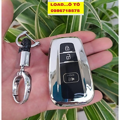 Bao Da Chìa Khóa Toyota Cross, Camry 2019-21 Silicon Mạ Crom cao Cấp