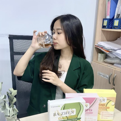 [QUÀ 20.10] Nước Uống Thảo Mộc Giảm Đau Bụng Kinh Hiệu Quả, Tăng Kích Cỡ Vòng 1, Thon Gọn Sắc Vóc Ba Zhen Ujuwon Bust Up (Hộp 8 Gói)