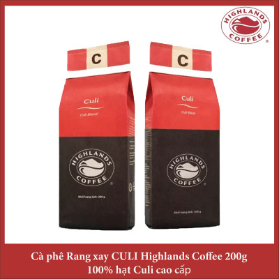 Culi Blend Cà phê rang xay Culi Highlands coffee 200g