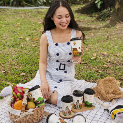 TRÀ SỮA TỰ PHA VỊ TRÀ NHÀI