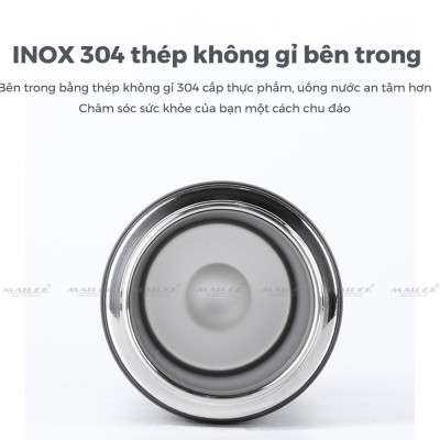 [Mẫu mới] Bình Đựng Nước Thể Thao Giữ Nhiệt Inox Không Gỉ 304 ESL-053 650ml Gắn Trên Xe Đạp/ Ô tô/ Xe Hơi Có Ống Hút - Mai Lee