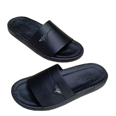 Dép Nam Da Bò HA NAM Đế Siêu Nhẹ Khâu Chỉ Toàn Bộ DNA22030