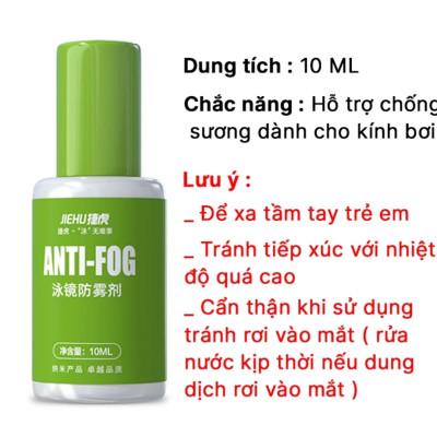 Xịt CHỐNG MỜ Sương mù Kính Bơi chuyên dụng Cleacco - Hàng chính hãng