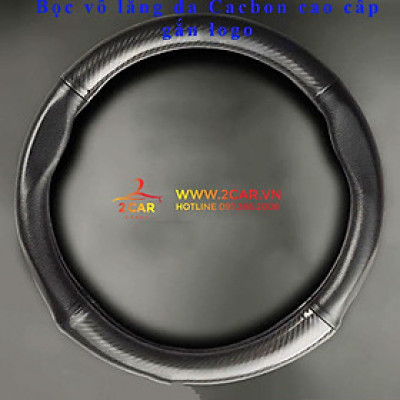 Bọc vô lăng carbon xe Hyundai I10, I20, I30, Accent, Santafe, Tucson, Kona, Getz, Avante, Elantra, Creta