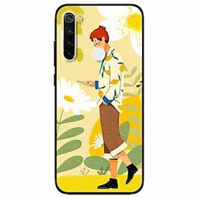 Ốp lưng in cho Xiaomi Redmi Note 8 Mẫu Cô Gái Áo Vest