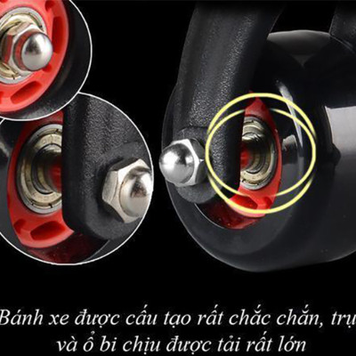 Con Lăn Tập Cợ Bụng 4 Bánh Thương Hiệu PaKaSa Được Tặng Kèm Thảm Lót ( Kích Thước 33 x 25 x 12 cm )- Hàng Chính Hãng 