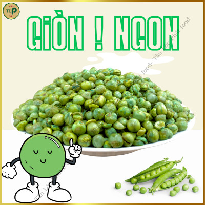 1KG ĐẬU HÀ LAN MUỐI CHẤT LƯỢNG - 2 HŨ NHỰA 500G