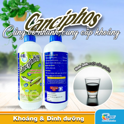 Canciphos – Bổ sung Canxi, hỗ trợ tôm lột xác và hình thành vỏ tôm cá