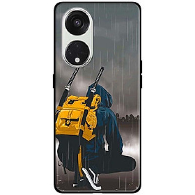 Ốp lưng dành cho Oppo Reno 8T 4G - Reno 8T 5G - Reno 10 5G - Reno 10 Pro 5G - Dưới Mưa Ba Lô Vàng - Hàng Chính Hãng