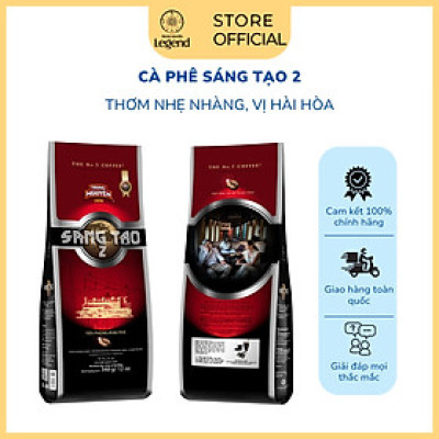 Combo 2 Bịch Cà Phê Trung Nguyên Legend Sáng Tạo 2 – Gói 340g – Cân Bằng Robusta & Arabica, Vị Êm Nhẹ