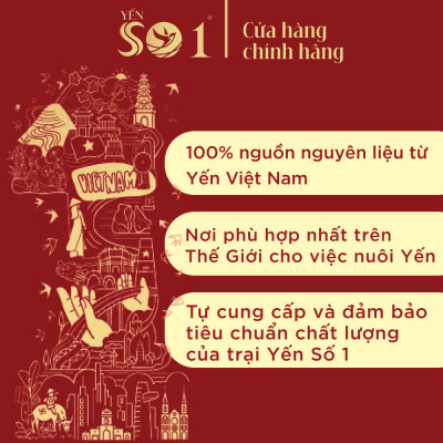 [Set 6 Lọ Yến 70ml] Yến Số 1 Chưng Sẵn Triple Nest Đường Phèn, Yến Thật, Yến Tươi