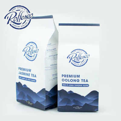 Combo 2 Trà Ô Long & Xanh Lài ROFFESCO PREMIUM OOLONG & JASMINE TEA 100% Thiên Nhiên Túi 500G
