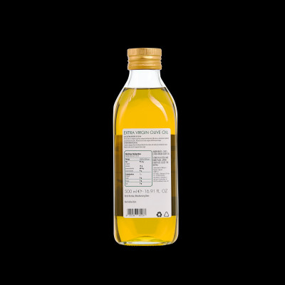 Dầu Olive Nguyên Chất 500ml (Extra Virgin Olive Oil) dùng cho bé ăn dặm, người ăn eat clean - thương hiệu Silarus nhập khẩu từ Ý