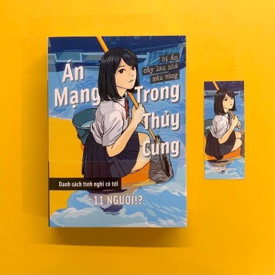 Sách - Án Mạng Trong Thủy Cung - Bí Ẩn Cây Lau Nhà Màu Vàng - AZ Việt Nam