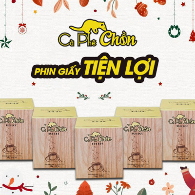 Cà Phê Chồn phin giấy - Hộp 10 Gói x 15g