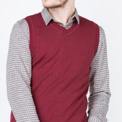 Áo Len Nam Aligro Gile đỏ đô ALENGL002