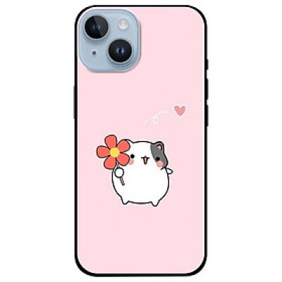 Ốp lưng dành cho Iphone 14 - Iphone 14 Plus - Iphone 14 Pro - Iphone 14 Pro Max - Chú Chuột Cầm Hoa