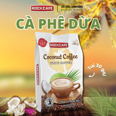 [CB] 2 túi: Cà phê Dừa + Cà phê Sầu Riêng (Túi 30 gói x 20 gr)