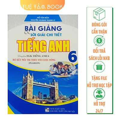 Sách - Bài giảng và lời giải chi tiết Tiếng Anh 6 (Global success)