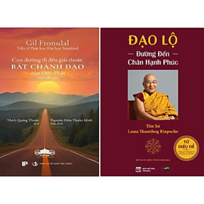 Combo 2 quyển Bát Chánh Đạo + Tứ Diệu Đế (Đạo Lộ) (Con Đường Đi Đến Giải Thoát Của Đức Phật)