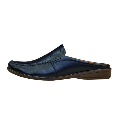 Dép Bít Mũi Nam Da Bò Thật TiTi ĐÔ Cao Cấp GSB2098d