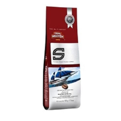 Combo 2 Bịch Cà Phê Trung Nguyên Legend Chữ S Chinh Phục - Bịch 500gr - Cà Phê Rang Xay Pha Phin Đậm Đà, Nguyên Chất, Mạnh Mẽ