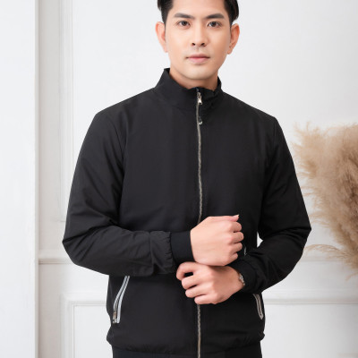 Áo khoác golf nam 2 lớp Aligro màu Đen AK2G.4