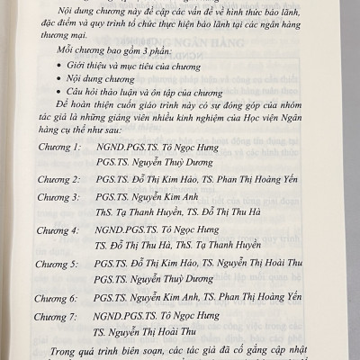 Sách - Giáo Trình Tín Dụng Ngân Hàng