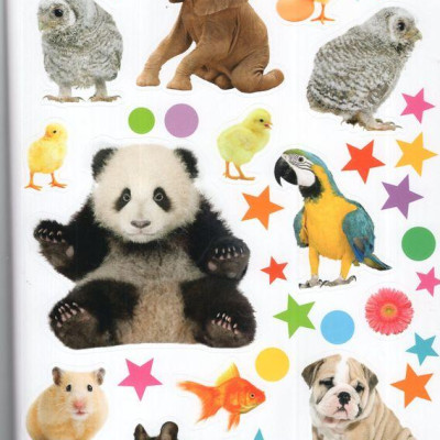 Sách ngoại văn: Baby Animals Sticker Activities