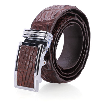  Thắt lưng nam da cá sấu Huy Hoàng 4P màu đen, nâu đất HH4860-61-62-63