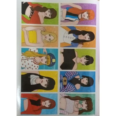 Sách - Trang Điểm Thần Tượng Âm Nhạc Hàn Quốc - Lisa - Thỏa Súc Sáng Tạo Cùng Sticker Trong Suốt - Minh Thắng