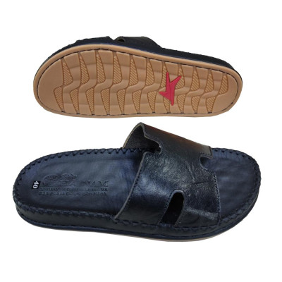 Dép Nam Quai Ngang Da Bò Thật TiTi ĐÔ Cao Cấp DNA2210