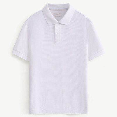 Áo polo tay ngắn nam vải gân phối tape. Fitted - RT 10S25POL003P | ROUTINE CÀ MAU