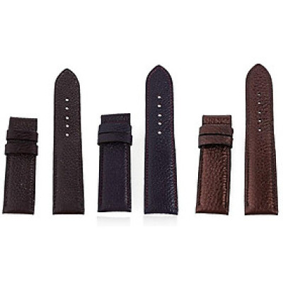 HT8140-41-42 - Dây đồng hồ Huy Hoàng da bò size 22, 24, 26 màu nâu đen, tím đậm, nâu bạc