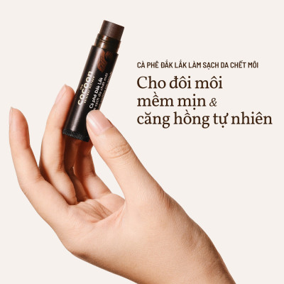 Son cà phê Đắk Lắk làm sạch da chết môi Cocoon 5g giúp làm sạch da chết và làm mềm môi thuần chay