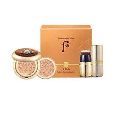 Phấn nước hoàng cung cao cấp Whoo Radiant Essence Cushion SPF50+/PA+++ Tone 21