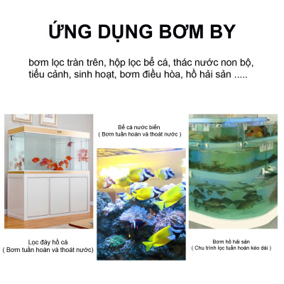 Máy bơm hút đáy BAOYU BY-303 30W bơm chìm hút cặn 360 độ bể cá cảnh thủy sinh BY303
