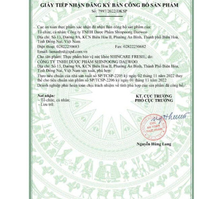 [Hộp 30 viên] Viên Uống SHINCARE FRESH - Hỗ trợ giảm ho, giảm đờm do viêm họng, viêm phế quản - SHINPOONG PHARMA