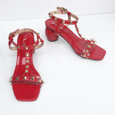 Sandal cao gót nữ quai đính đá hot trend  trẻ trung năng động 20742